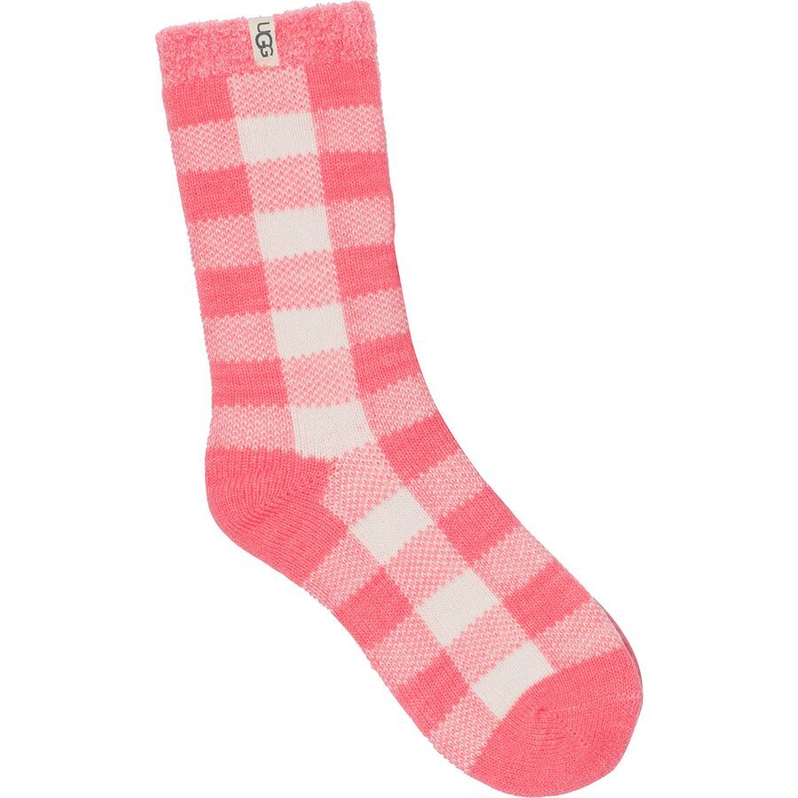 Vanna Check Fleece Lined Sock - Women's