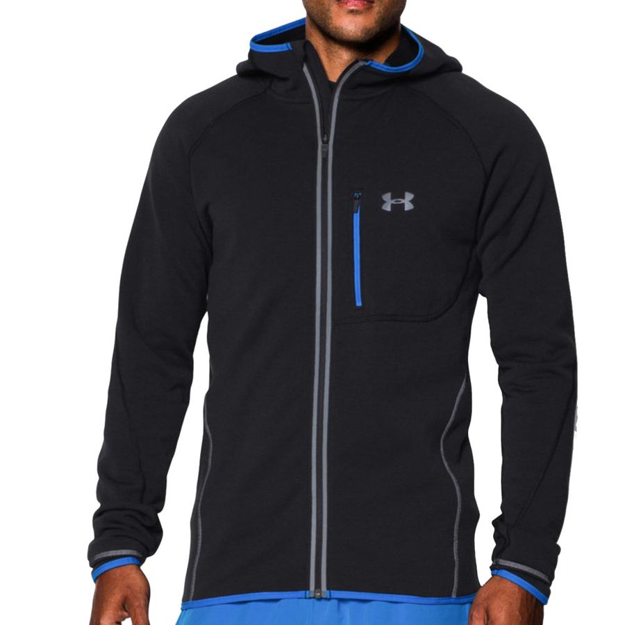 Under Armour Charged Wool Run Full-Zip Hoodie - Men's | Backcountry.com