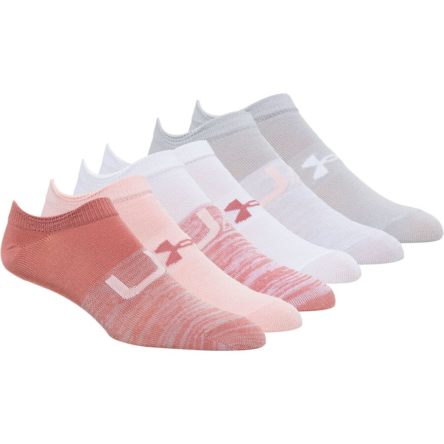 Under Armour Essential No-Show 2.0 Sock - 6-Pack - Women's ...