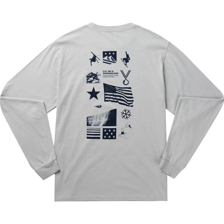 Stars and Stripes Long-Sleeve Crew