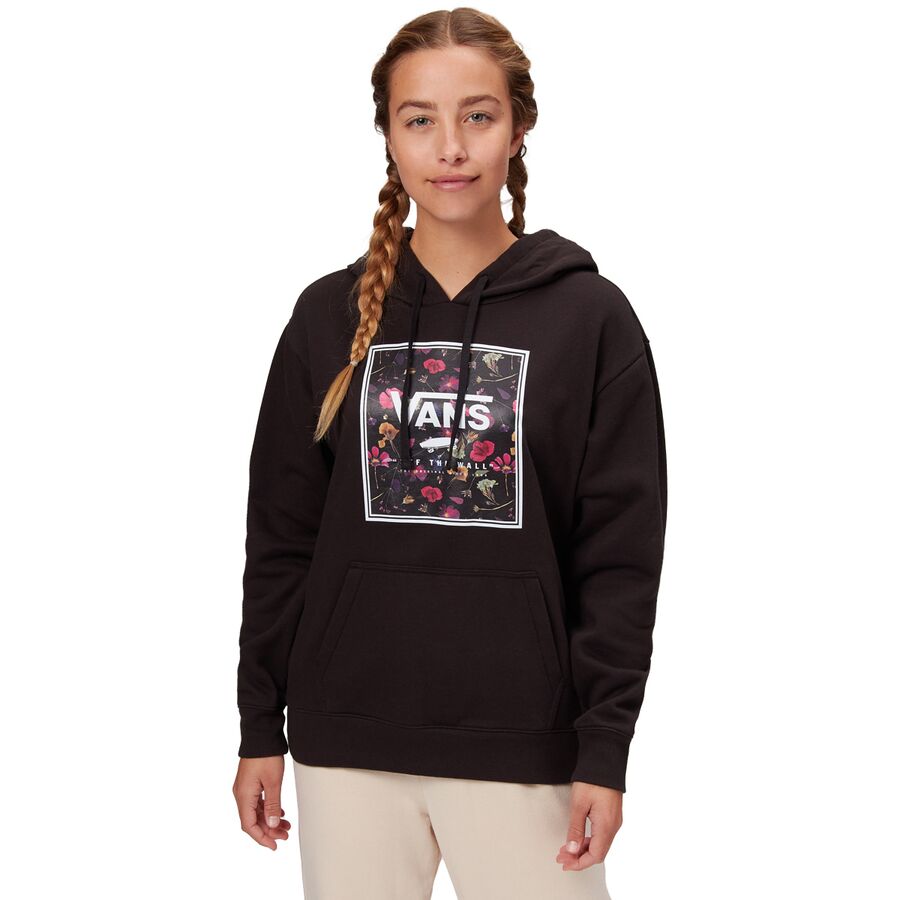 Vans Black Cotton Women Hoodie