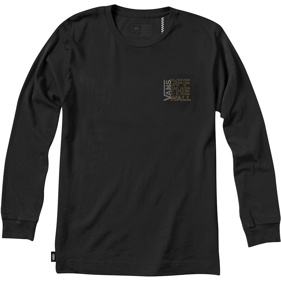 Vans - Off The Wall Classic Outlined Long-Sleeve T-Shirt - Men's - Black