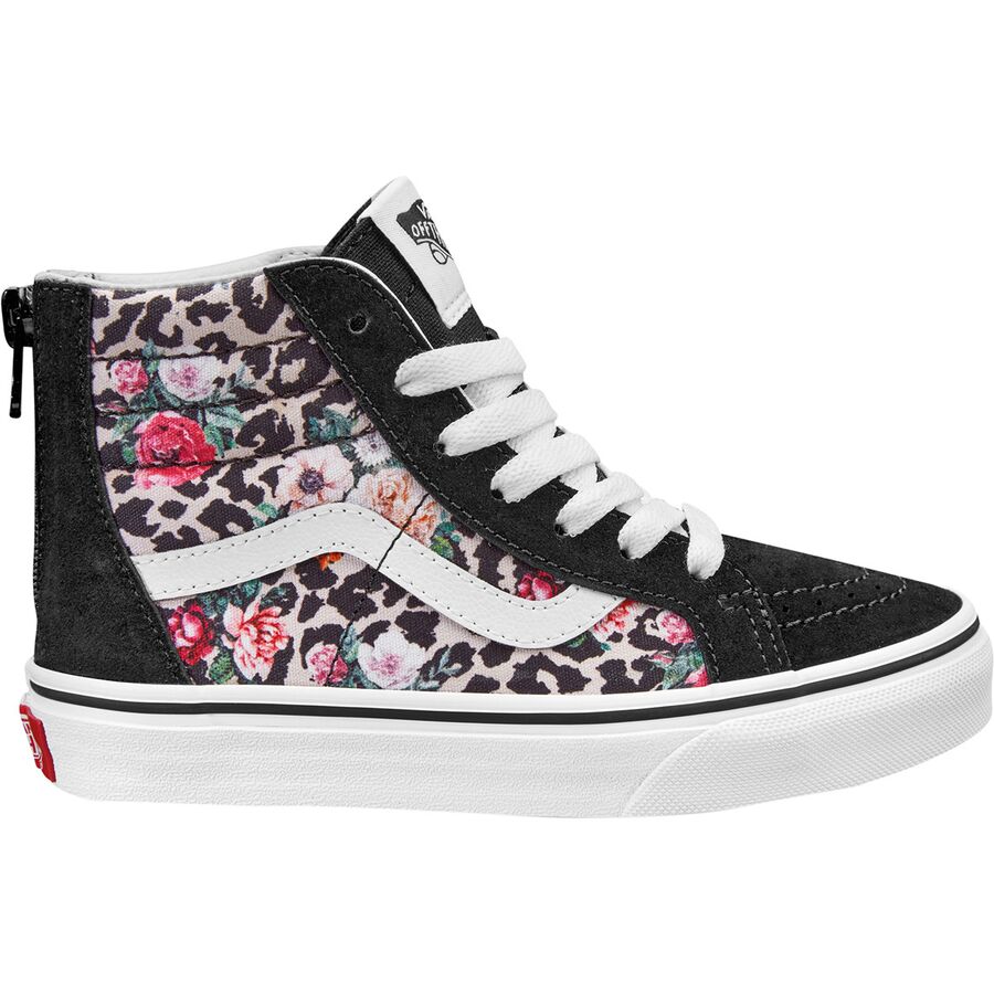 SK8Hi Zip Leopard Floral Pack Skate Shoe - Kids'