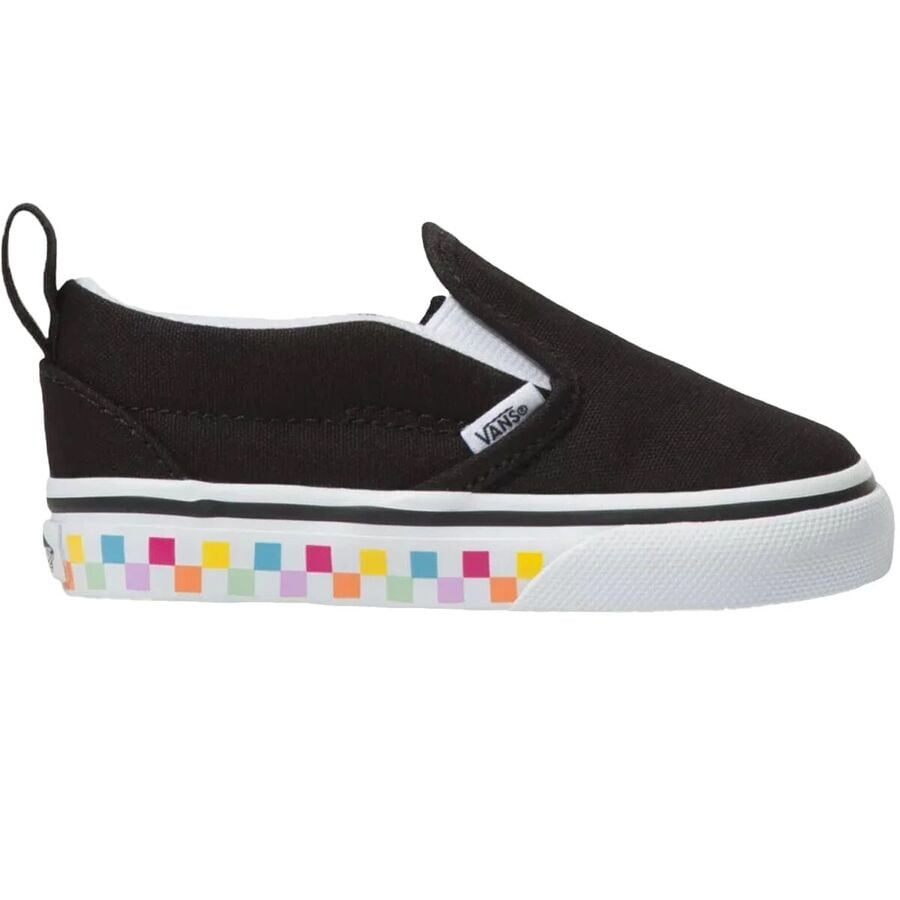 Checkerboard Slip-On V Shoe - Toddlers'