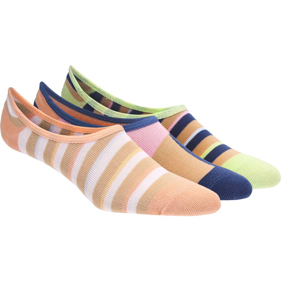 Stripe Blocking Canoodle Socks - 3-Pack - Women's
