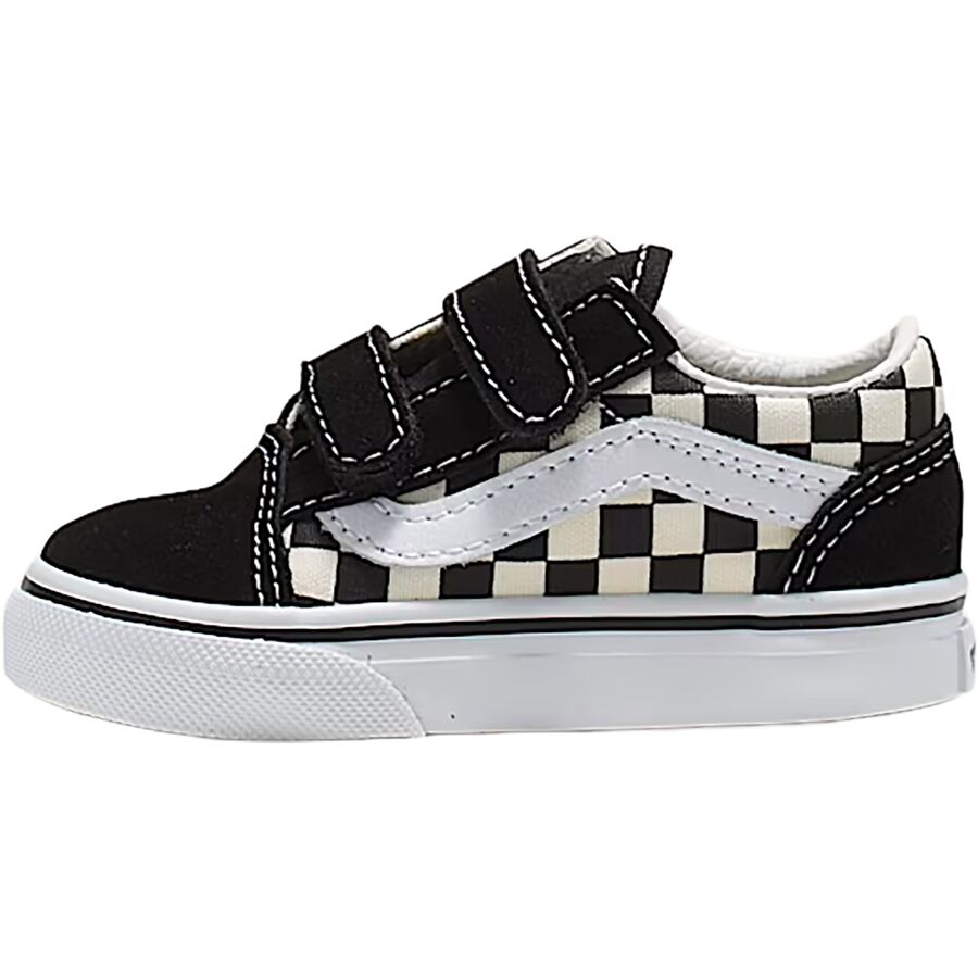 Кроссовки Vans Old Skool V для малышей, цвет: Чёрный / Белый