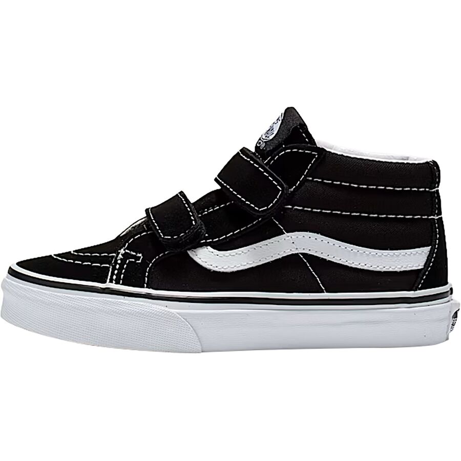 Кроссовки Vans Sk8-Mid Reissue V для малышей, цвет: Чёрный / Насыщенный белый
