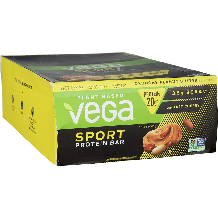Vega Nutrition - Sport Protein Bar - Box of 12 - Chocolate Peanut Butter