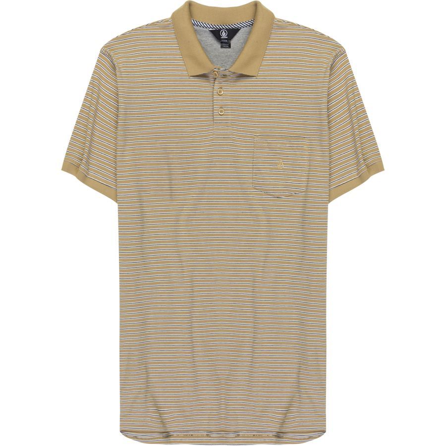 Volcom Wowzer Stripe Polo Shirt - Mens