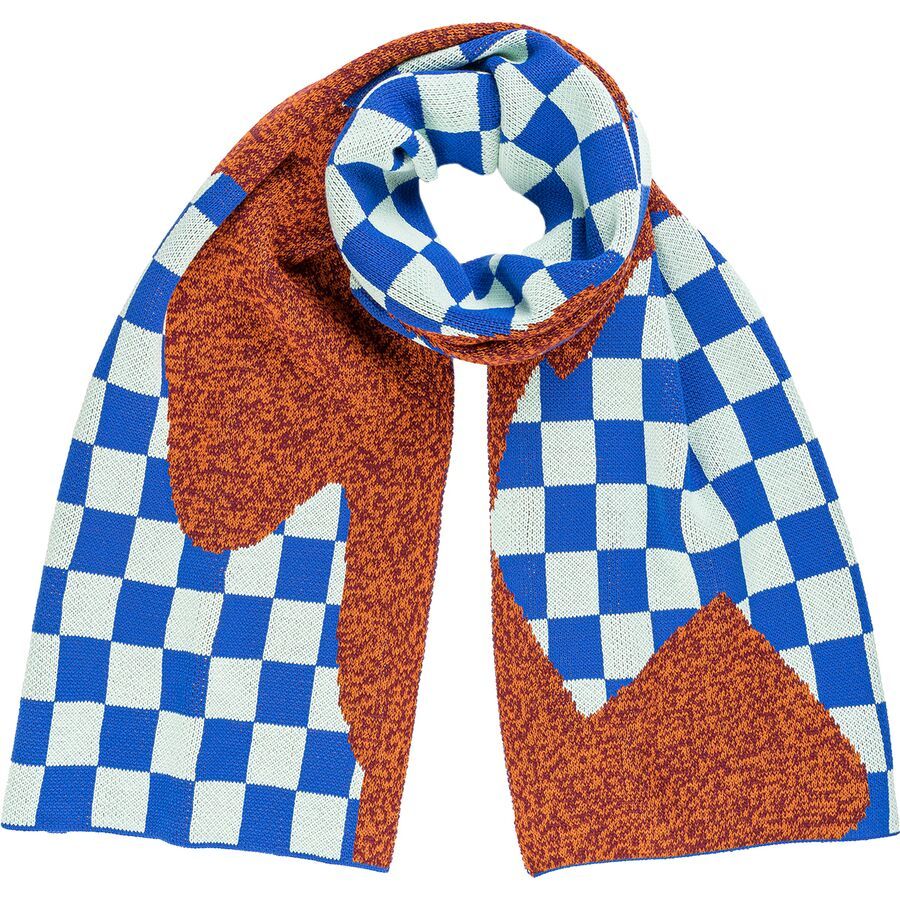 Checkerboard Spill Scarf
