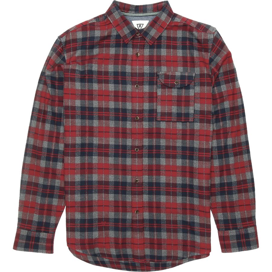 Vissla Central Coast Long-Sleeve Flannel Shirt - Men's | Backcountry.com