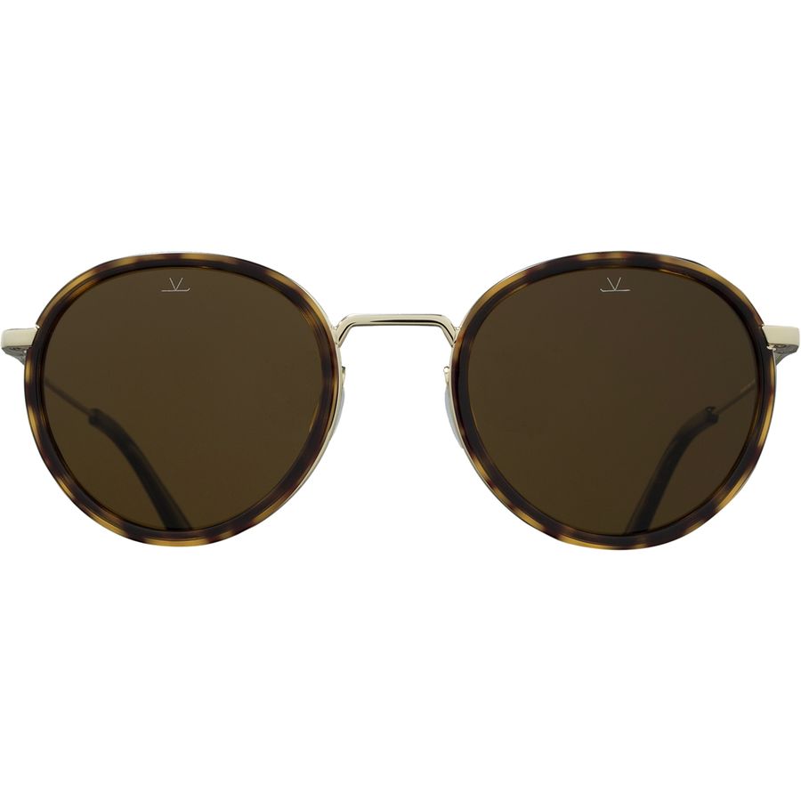 Lunettes De Soleil Vuarnet Edge Ronde Ecaille Or Pure Brown
