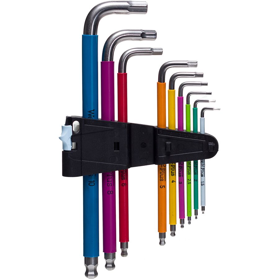WERA-05022860001-3950/9 Hex-Plus Multicolore Imperial Stainless 1 - Set Di Chiavi Angolari Imperiali, Acciaio Inox | Leroy Merlin