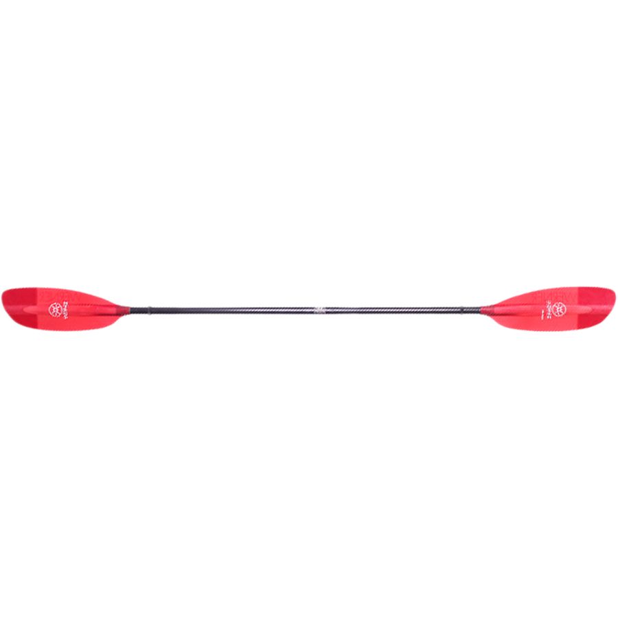 Werner - Little Dipper Fiberglass 2-Piece Paddle - Straight Shaft - Red