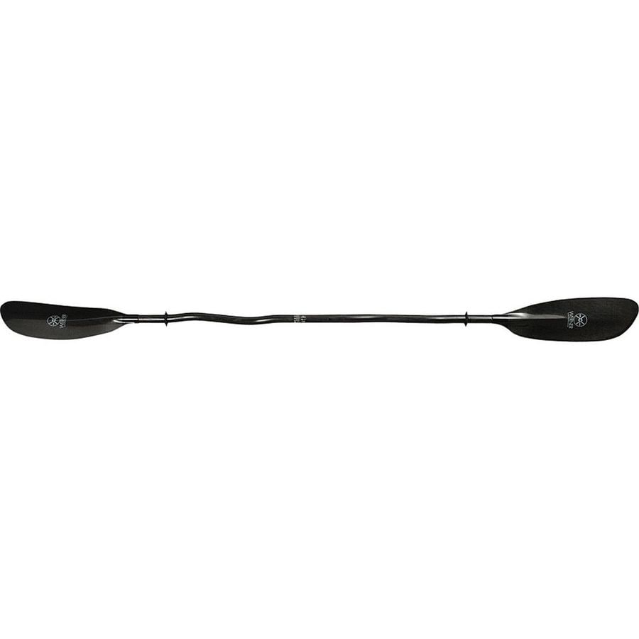 Werner - Kalliste 2-Piece Carbon Paddle - Bent Shaft - Black