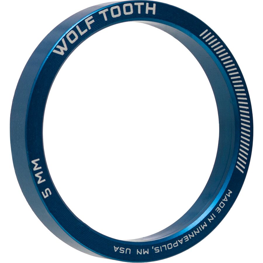 Wolf Tooth Components - Headset Spacer - 5 Pack - Blue