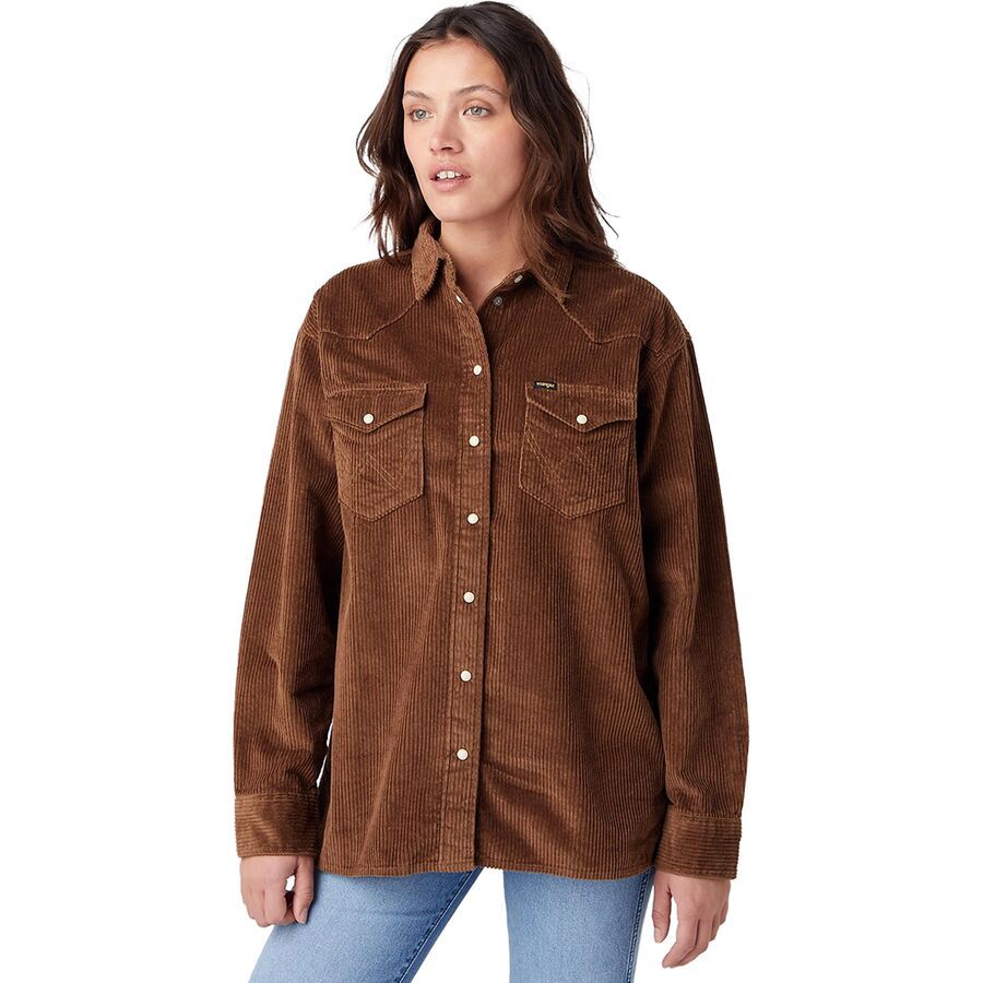 Courderoy Western Overshirt - Women's