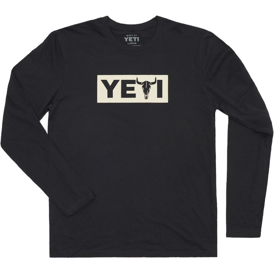 YETI Steer LongSleeve TShirt Men's Clothing