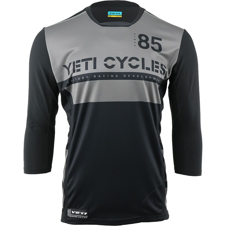 Yeti Cycles - Enduro 3/4-Sleeve Bike Jersey - Men's - Black