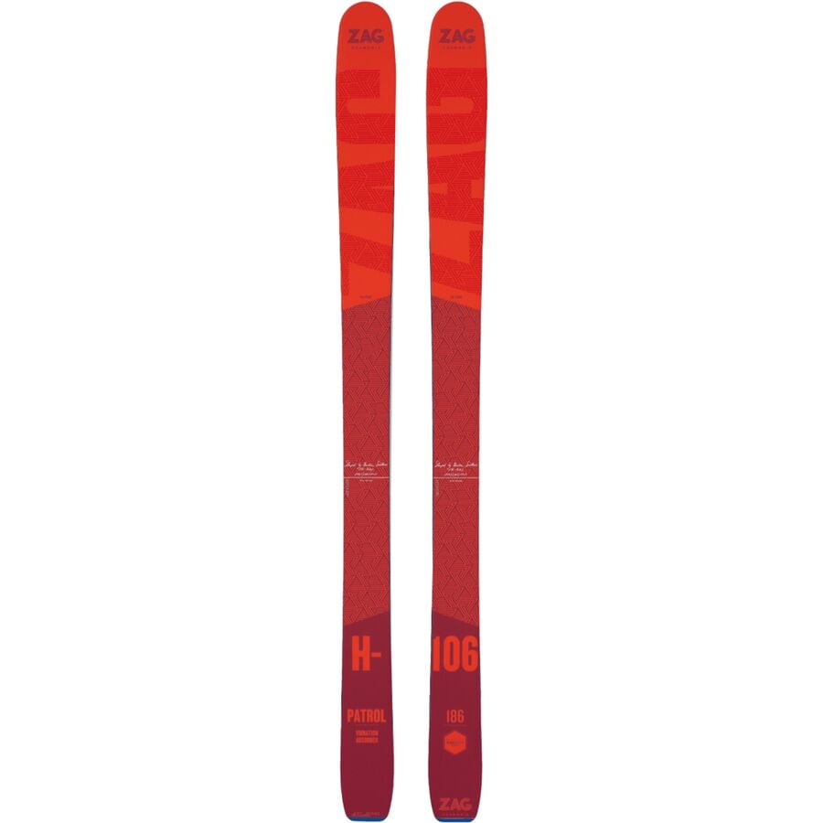Zag Skis - H106 Ski - 2022 - Red/Burgundy