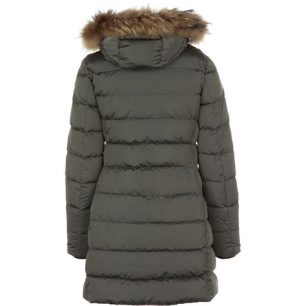 ADD - Down Coat With Fur Border - Women's