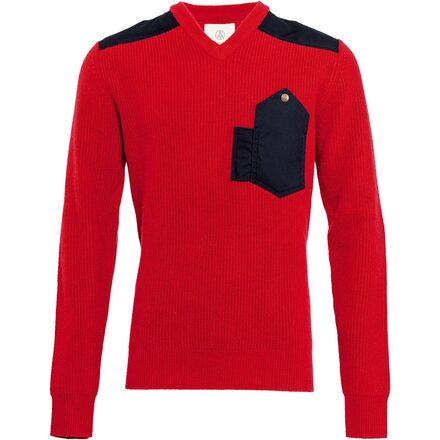 Alps & Meters - Patrol Knit Sweater - Men's - Patrol Red