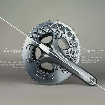absoluteBLACK - Winter Oval Road Chainring