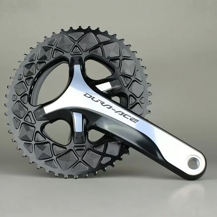 absoluteBLACK - Oval 110BCD 2x Chainring