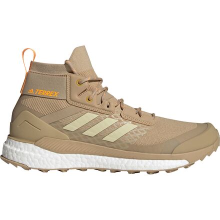 Adidas Outdoor - Terrex Free Hiker Primeblue Hiking Shoe - Men's - Beige Tone/Sandy Beige/Flash Orange