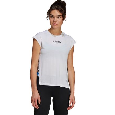 Adidas Outdoor - Agravic Pro Short-Sleeve Top - Women's - White