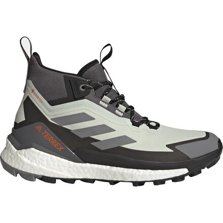Adidas TERREX - Terrex Free Hiker 2 GTX Shoe - Men's - Linen Green/Grey Three/Impact Orange