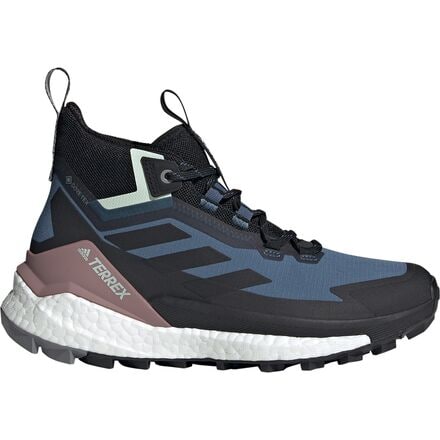 Adidas TERREX - Terrex Free Hiker 2 Hiking Shoe - Women's - Wonder Steel/Core Black/Linen Green