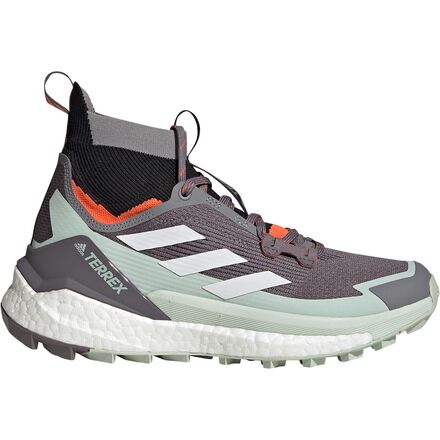 Adidas TERREX - Terrex Free Hiker 2 Hiking Shoe - Women's - Trace Grey/Crystal White/Impact Orange