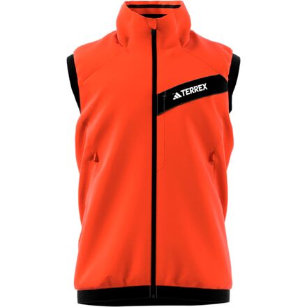 Adidas TERREX - Techrock Stretch Primaloft Vest - Men's - Semi Impact Orange