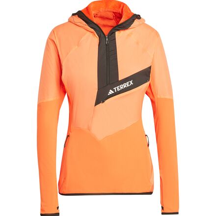 Adidas TERREX - Techrock Ultralight 1/2-Zip Hooded Fleece Jacket - Women's