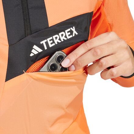Adidas TERREX - Techrock Ultralight 1/2-Zip Hooded Fleece Jacket - Women's