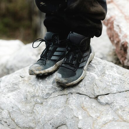 Adidas TERREX - AX4R Mid Hiking Shoe - Little Kids'