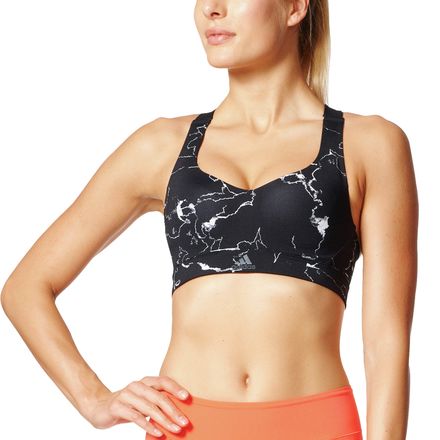 Adidas - Committed Chill Print Bra - Women's