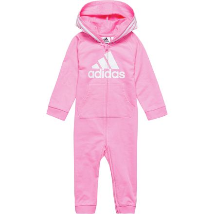 Adidas - Hooded Coverall - Infants' - Light Pink