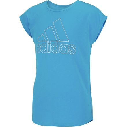 Adidas - Drop Shoulder T-Shirt - Girls'
