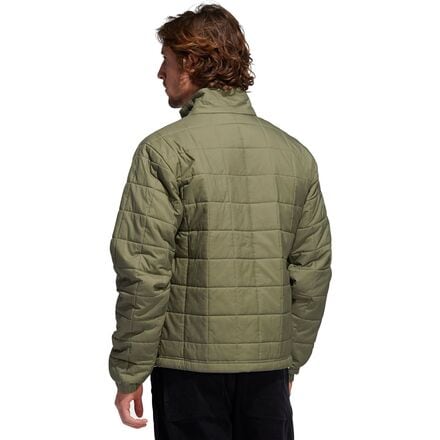 Adidas - Quilted Jacket - Men's - Legacy Green/Feather Grey
