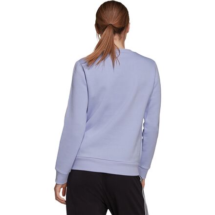 Adidas - 3-Stripe Fleece Crew Sweatshirt - Women's
