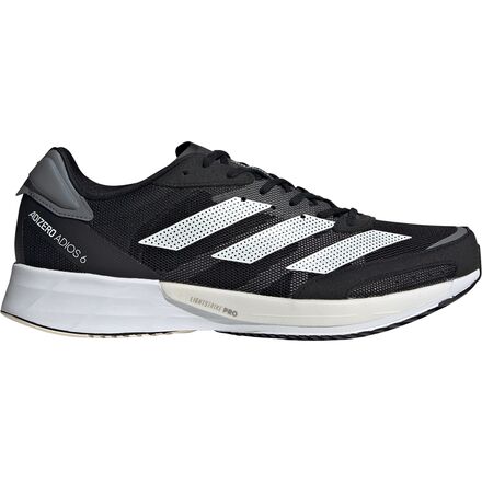 Adidas - Adizero Adios 6 Running Shoe - Men's - Core Black/FTW White/Grey Five