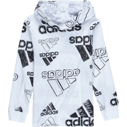 Adidas - Brand Love Sketchy Hooded T-Shirt - Boys'