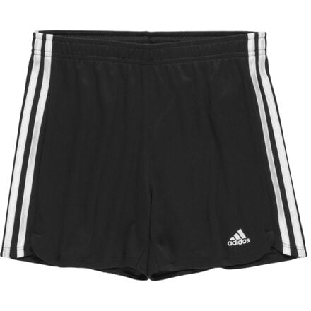 Adidas - 3 Stripes Mesh Short - Girls' - Black Adi