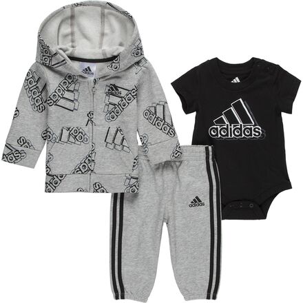 Adidas - AOP 3-Piece Fleece Jacket Set - Infant Boys'