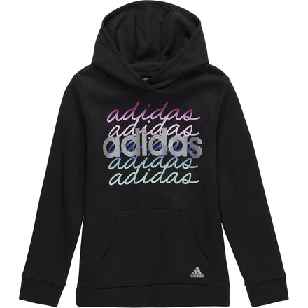 Adidas - Event21 Cotton Fleece Hooded Pullover - Girls' - Black Adi