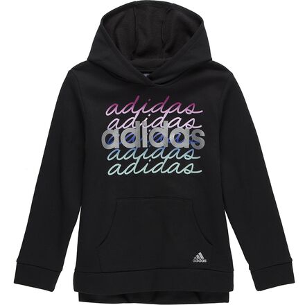 Adidas - Event21 Cotton Fleece Hooded Pullover - Toddler Girls' - Black Adi