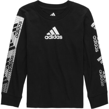 Adidas - Pixel Brand Long-Sleeve T-Shirt - Toddler Boys' - Black Adi