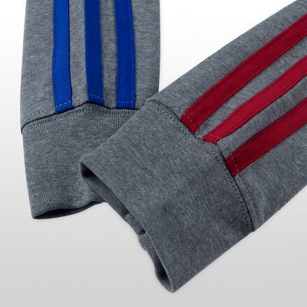 Adidas - Split 3-Stripes Long-Sleeve Heather T-Shirt - Boys'